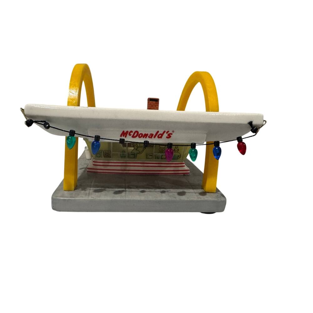 McDonald's Classic Lighted Ceramic Sculpture